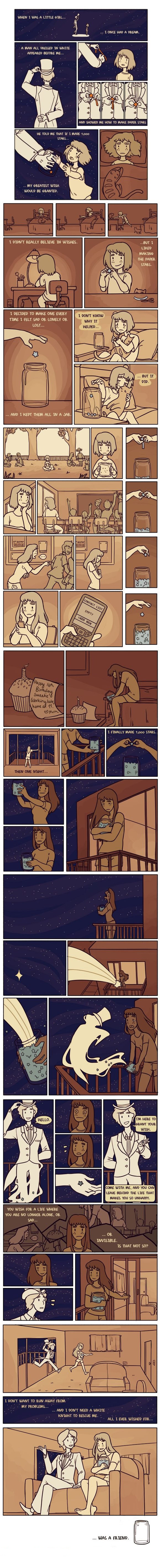 Source: http://strangelykatie.tumblr.com/post/17138793324/full-version-of-my-comic-counting-stars-which-i